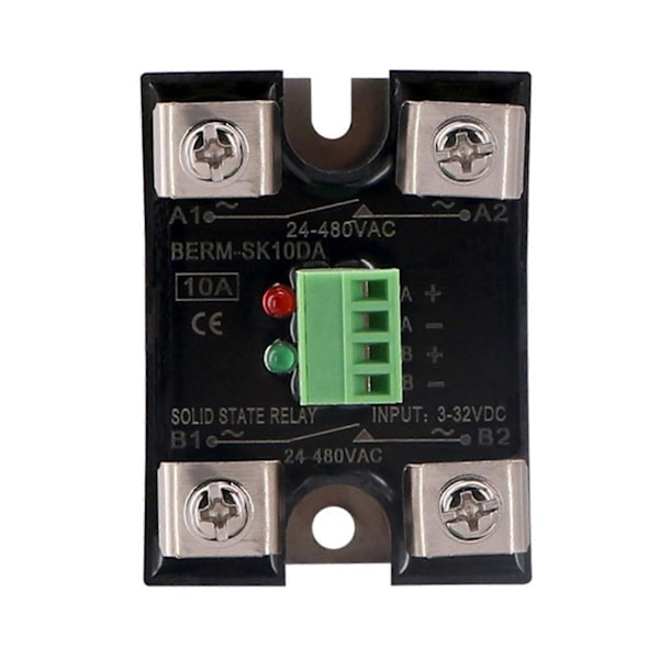 BERM-SK40DA 40A AC 3-32V Ingång Enfas Solid State Relä DC till AC Regulator