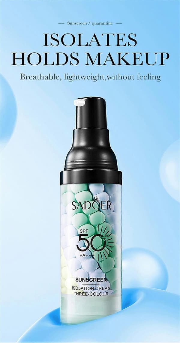 2x Makeup Primer Farvekorrigerende Ansigts Serum Ansigts Makeup Primer Base Isolationscreme Usynlig Pore