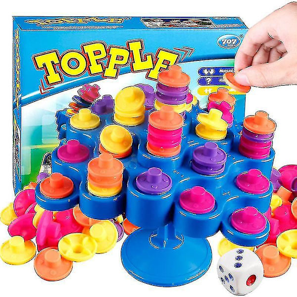 Pöytäpelit Tasapainopuulelut Topper Tower Porrastettu vanhemman ja lapsen interaktiivinen peli