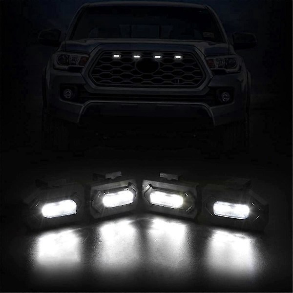 2 sæt Hvide LED Forlygter til Off Road Sport 2020 2021 Ekstern Grill Lampe