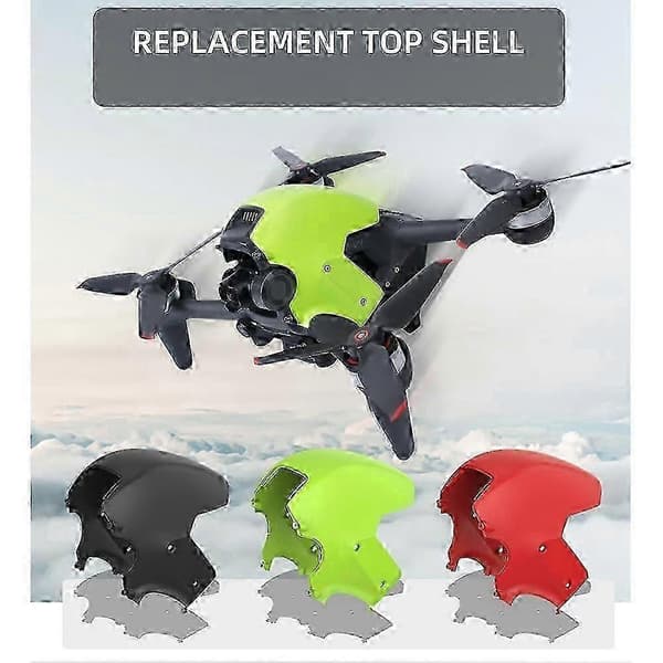 Top Shell til Fpv Fly Beskyttende Skal Udskiftningsetui til Fpv Combo Drone Tilbehør, sort