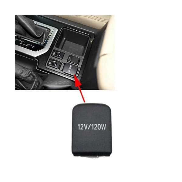 Bil Indvendig Cigarettænder Panel Base Cover Strømstik Hætte Til Prado Lc150 2010-2017 85535-33060 Bil Trim