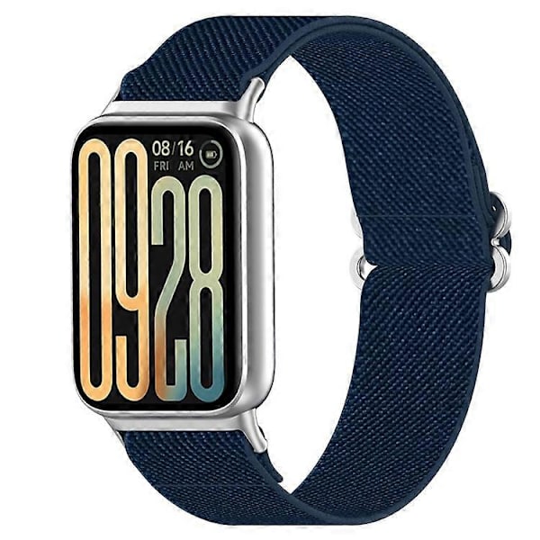 Älykellon ranneke yhteensopiva Xiaomi Redmi Watch 5 4 / Xiaomi Smart Band 9 Pro / 8 Pro Nylon joustava punottu ranneke Blue