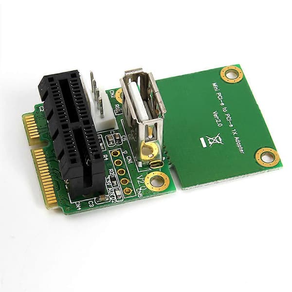 Mini PCI-E - PCI-E -sovitinkortti USB2.0 Tuki Mini PCI-E Täysikokoinen Puolikokoinen
