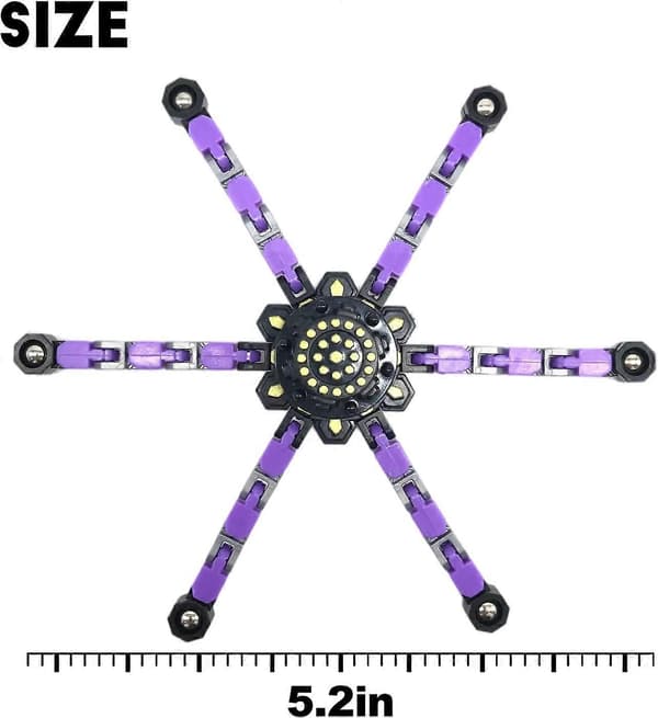 Fidget Spinnere 4 Pakker Deformasjon Fidget Spinner Fidget Leker Barnas Dag Bursdagsgave Fidget Leker for Barn Gutter Jenter