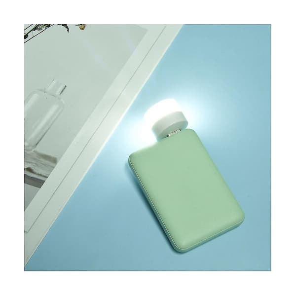 USB Plugglampe Datamaskin Mobil Strømlading USB Liten Bok LED Øyebeskyttelse Lesing Rund Nattlampe