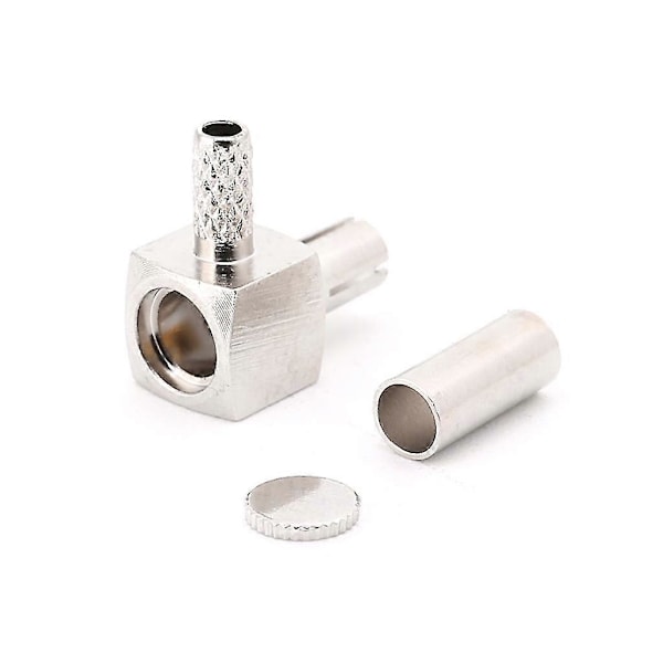 TS9 Hane Kontakt RF Högervinkel 90 Graders Krymp Koaxial Adapter För RG174 RG316 LMR100 Kabel