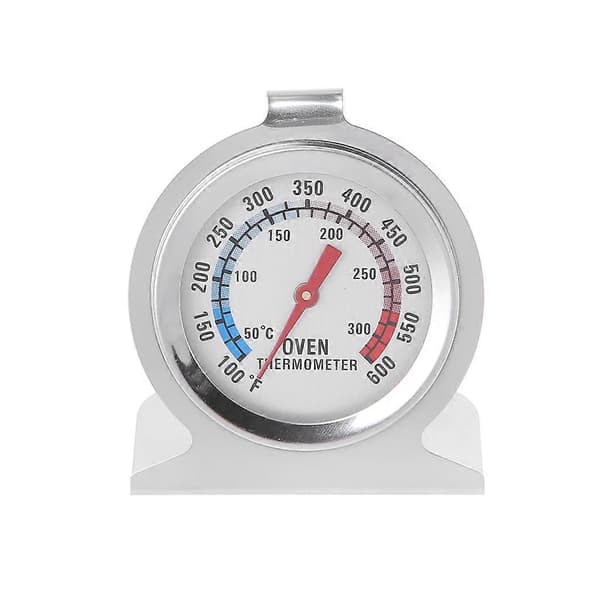 Ovntermometer Ovn Grill Steketermometer Øyeblikkelig Avlesning Rustfritt Stål