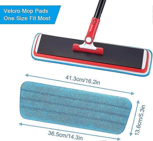 Moppdynor, 3 stycken Mopp Mikrofiber Rengöringsdynor, Refill Förpackning Torkduk Golvgåva Y