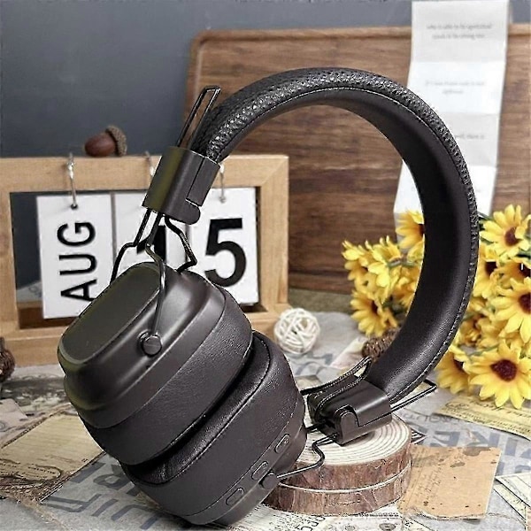 Headset for MAJOR IV Luminous Trådløst Bluetooth Headset Tung Bass Multi-Funksjons Headset Mikrofon