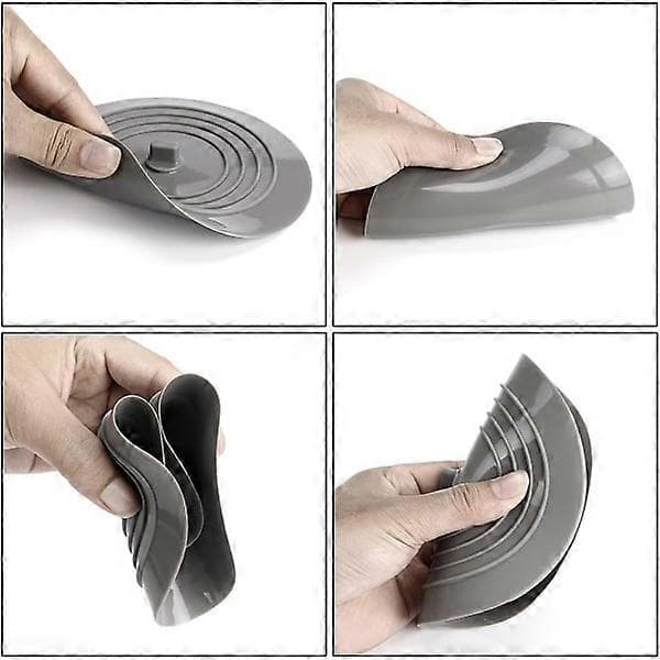 2-pack 15 cm Universal Silikongummi - Badkarspropp Avloppspluggskydd för Kök Badrum Handfat Badkar