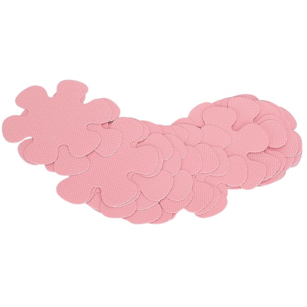 20 st 10 cm Halkskyddande Badkarsdekaler Blomformade Säkerhetsdekaler för Badrum Dusch Halkskydd Självhäftande Dekaler med Skrapa Rosa Blommor