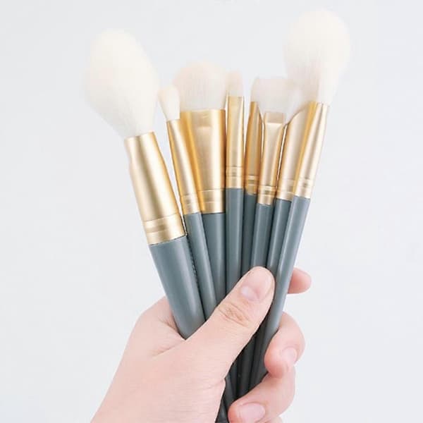 10 stk. makeupbørstesæt til piger og kvinder, makeupbørster, makeupsæt