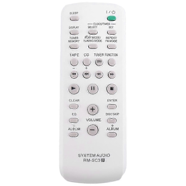 CD HIFI System Audio Fjernbetjening RM-SC3 RM-SC30 RM-SC50 RM-SC55 MHC-RG29 MHC-RG490S -EH10 -U1 -C Edition d