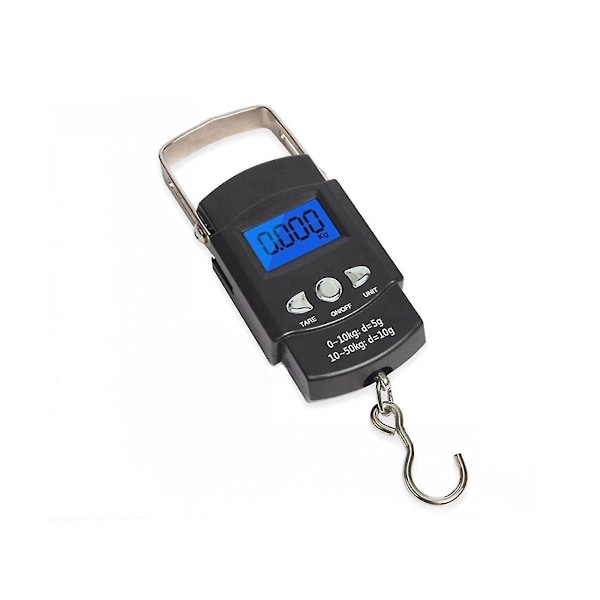 1 st 50 kg Resevåg Digital Fiskevåg Med Linjal Hög Precision Fiskevåg Inget Batteri