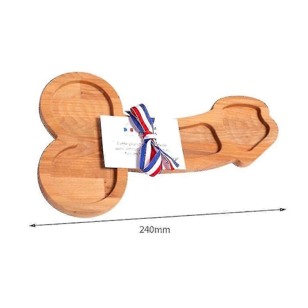 Aperitiffbrett Morsom Haneformet Brett Tre Hjemmedekorasjon Bord Snacks Dessert Kake Serveringsbrett 40cm Håndverk Ornament