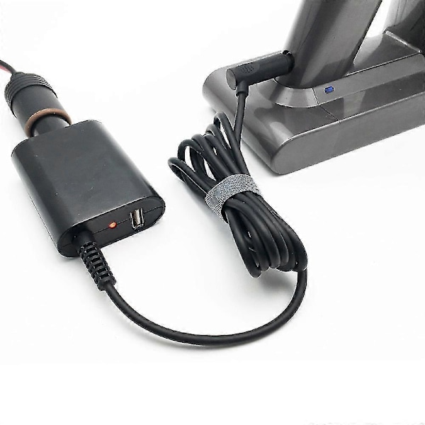 26.1v Biloplader Strømadapter Til V6 V7 Dc59 Dc62 Støvsuger Tilbehør 1.8m Biloplader