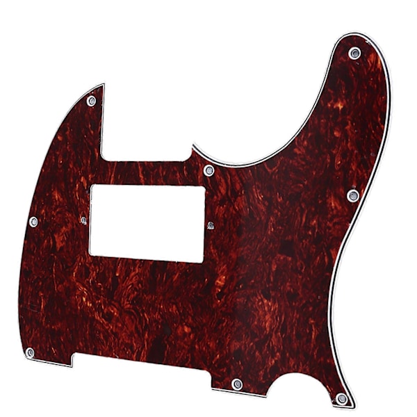 Plektrumskydd för Gitarr PVC Anti-Rep Dekorativ Ljudreducering Gitarrskyddsplatta för Fender Telecaster Röd