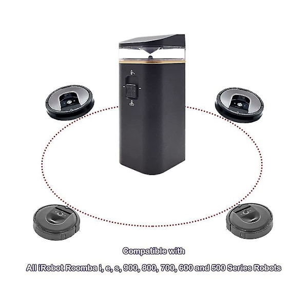 1 stk. Dobbel Modell Virtuell Navigasjonsvegg Barriere For 500/600/700/800/900/e/i/s Serien Robotstøvsuger. TY