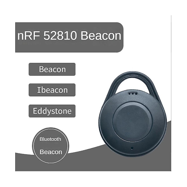 Nrf52810 Bluetooth 5.0 Lavt Strømforbruk Modul Beacon Innendørs Posisjonering Svart, 41.5 X 31.5 X