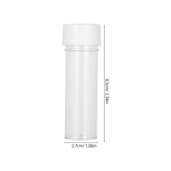 20 st små provrör Provrör Cellvätskerör med lock 25 ml