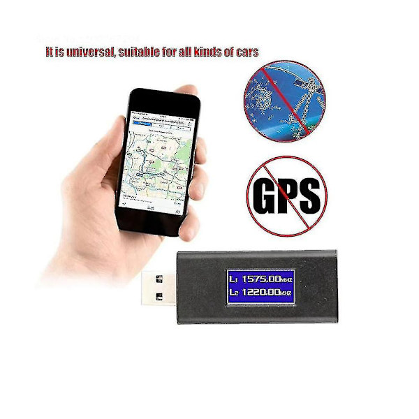 GPS-signal för bil 1555-1580mhz GPS+Beidou Dubbelkanals signaldetektor Sekretesskydd Anti-interfe