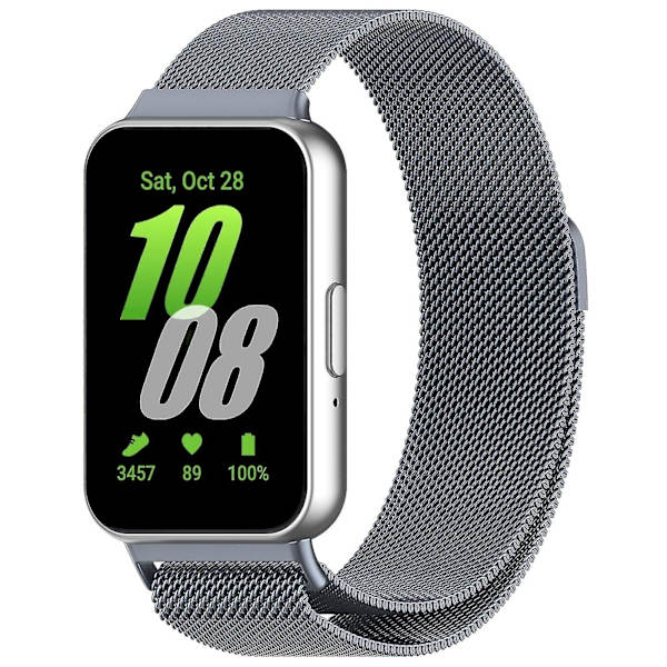 Milanese Metallarmband för Samsung Galaxy Fit 3 Gray