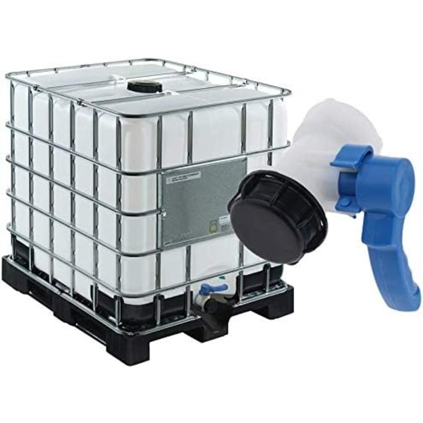 Universal IBC adapter til IBC vandtank, IBC tank, 62mm IBC tap, DN40 klapventil