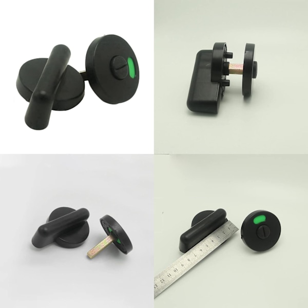 Dörrlås med zonindikator, integritetsindikator, toalettlås, 5-pack