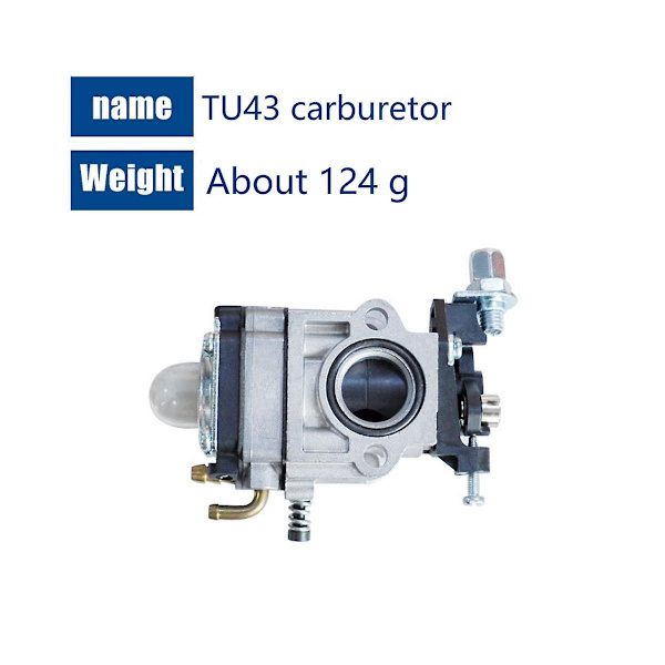 TU43 Plæneklipper Karburator 40F-5/44F-5 Karburator Plæneklipper Karburator As Shown