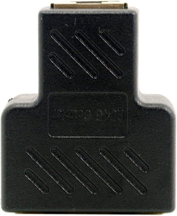 Ethernet Nätverkskabel Adapter Patchkabel Ethernet LAN Nätverksadapter RJ45 Cat 6 Splitter