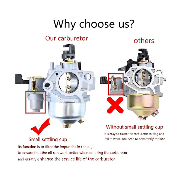 Karburator til Gx390 Gx340 Motor 11hk 13hk Motor 16100-ze3-v01 Vandpumper Wt40xk1 Wt40xk2 Wt40xk As Shown