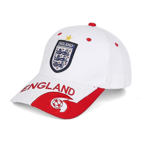 VM-hatt med nasjonallagsembroderi, fanutstyr, solhatt, trendy brodert baseballcaps England