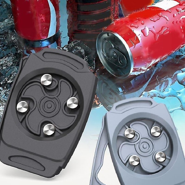 Kreativ Go Swing Ølboksåpner Verktøy Multifunksjonell Rustfritt Stål Flaskeåpner To Farger Ava Red X 1 PC