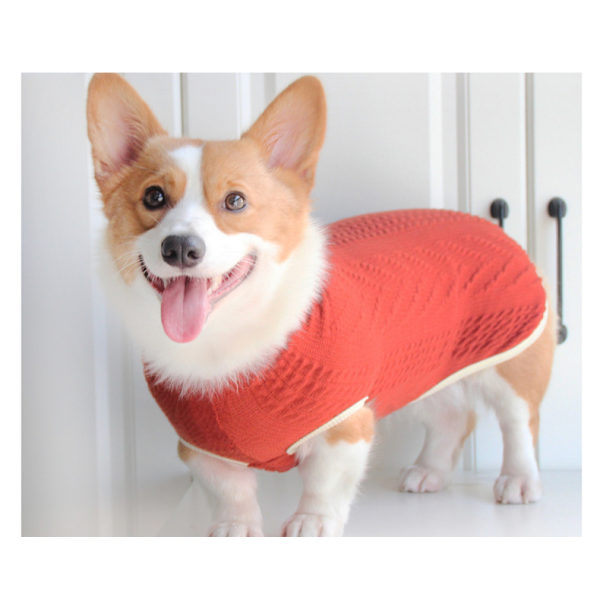 Vintervarm Anti-Hårtab Turtleneck Hundetrøje