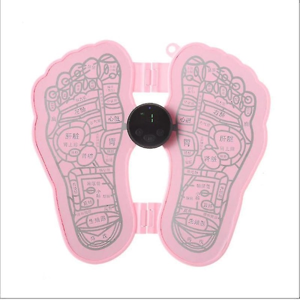 Fodmassager Elektrisk Fodmassagepude Fødder Muskel Stimulator Massager Måtte Pink