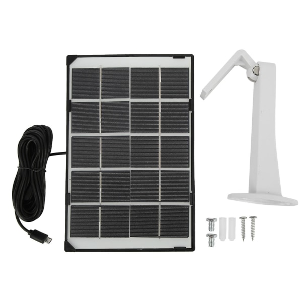 20245V 6W Solpanel Bärbar Solcellsladdning Panel Kit Mini USB-port för Utomhusresor