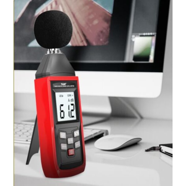 Digital Lydmåler Lydniveau Måler 30~130dB Decibel Måler Optager Støj Digital Støjdetektor Audio Diagnostisk Værktøj, 1 stk