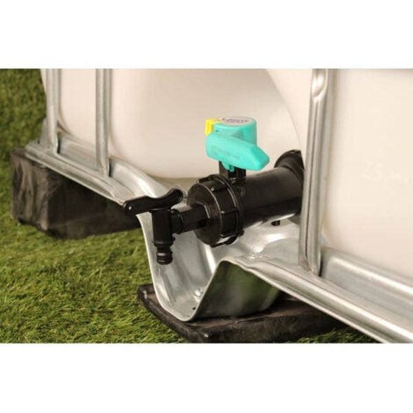 S60X6-koppling - HDPE-kran för 1000 L vattentank