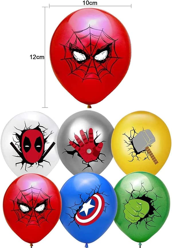 Superhelt Helium Balloner Superhelt Banner Superhelt Event Kagepynt Superhelt
