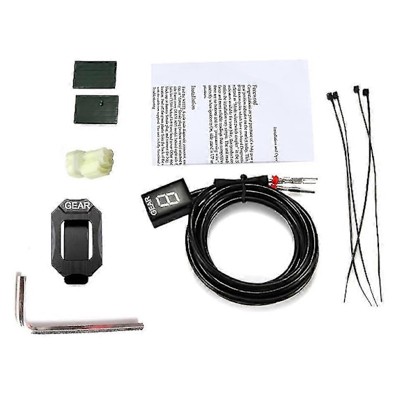 För Honda Cbr 650 F Cbr 650f Cbr650 F Cbr650f 2018 Motorcykeltillbehör Växelindikator Ecu Hastighetsväxel Display Mätare Vattentät Red bracket