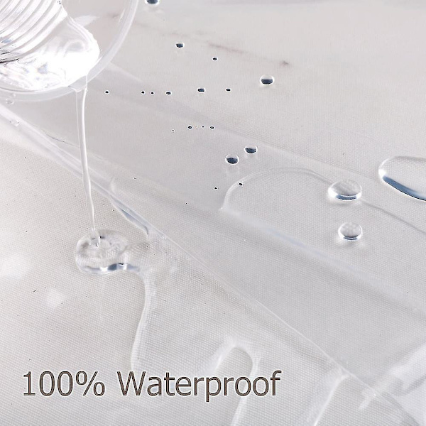 Transparent Brusedørgardin Tw