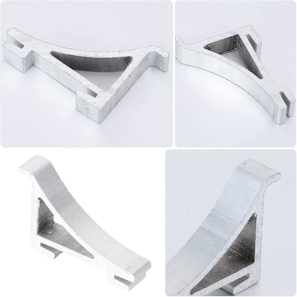 Kjøleskapshylle Holdere Hylle Klips Holder For Kjøleskap Fryser Aluminium Legering 8stk