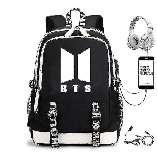 Marshmallow Ryggsäck 3d Lysande Skolväska Barn Pojke Dj Marshmallow Musik Ryggsäck Unisex Barn Flicka Kvinnors Laptop Ryggsäck Herr Resväska A5