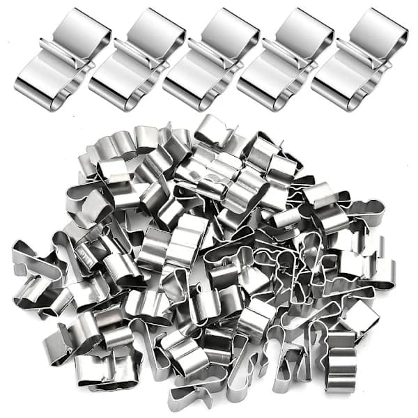 50 tilhengerrammekabelklemmer, solcellepanelkabelklemmer