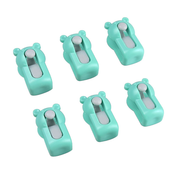 Dynetrekk Klips, 6 stk Dynetrekk Holder Klips, Nålfri Høy Elastisk Dynetrekk Dyneholder Anti-løp Spark