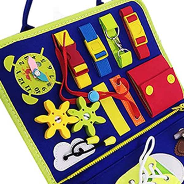 Level Sensory Toy Present Activity Board för barn