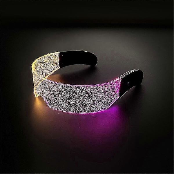 Futuriset LED-lasit, säädettävät cyberpunk-lasit, useita tiloja juhliin - Hyvä laatu