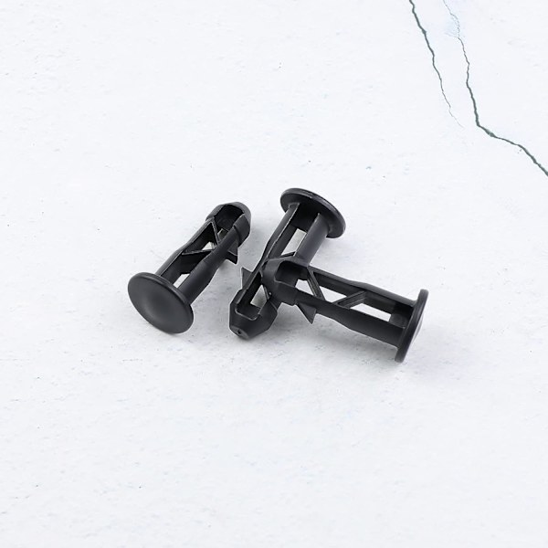 3 Par Gångjärnsbultar Gångjärnsstift för Soptunna Lock Behållare Passar 240/120/100/60L Utomhus Sopkärl, 65mm x 18mm, Svart Plast