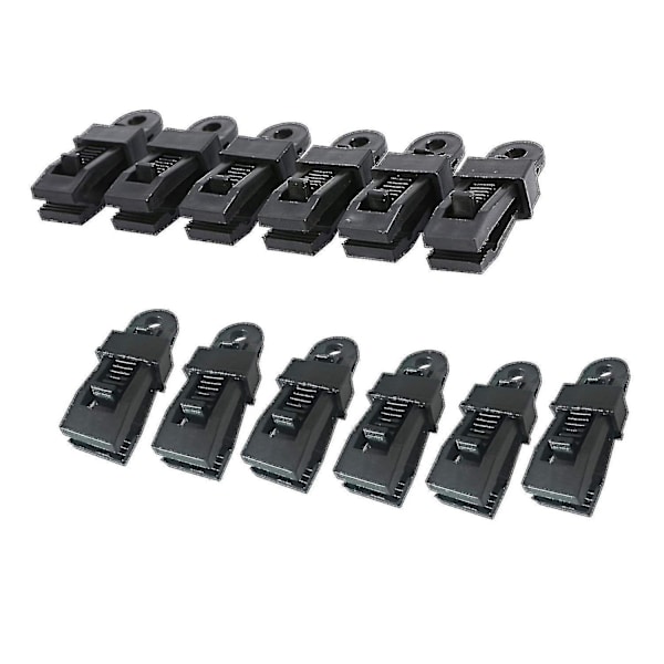 12-pack klämma presenning klämmor markis klämma set fälla klämmor käke tält snäpp